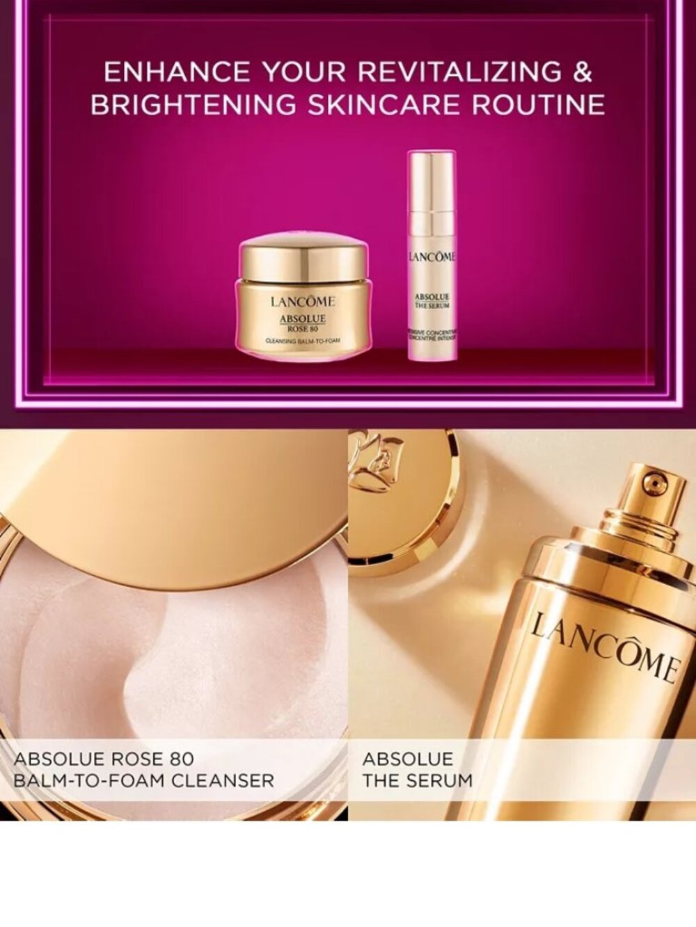 Lancome Absolue Rose 80 Balm The Serum - Picture 2 of 3